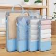 thumbnail image 4 of Packing Cubes for Travel 4-Piece Travel Compression Package Cube Set Space Saving Luggage Manager Mesh Bag Easy Travel Packagingcompression Packing Cubes, 4 of 6