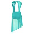 thumbnail image 3 of XUNZOO Robe de Danse Lyrique pour Filles Costume de Danse Ballet Jazz Latin Performance Camisole à Sequins Vert Menthe 6, 3 of 6