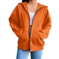 thumbnail image 1 of MeetoTime Sweat à Capuche Zippé Doublé Polaire pour Femmes Veste Décontractée à Manches Longues avec Poches, 1 of 6