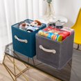 thumbnail image 4 of Folding Storage Box Home Clothing Organisation Durable Closet Cube With Handle Clothes Organizer, 4 of 12