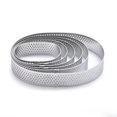 thumbnail image 3 of 6Pcs Stainless Steel Punching Cake Mold Mousse Cheese Cake smooth durable Tower Ring Various Shapes Cake Ring, 3 of 8