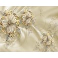 thumbnail image 3 of Papier Peint 3D Luxe Fleur Européenne Dorée SKU# WAL0135, 3 of 4