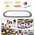 thumbnail image 1 of Sushi Roting Train Train Toy Railroad Kids Trains Roting Bar Home, Train Around, 1 of 10