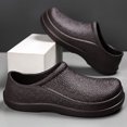 thumbnail image 4 of Men Closed Round Toe Slip On Platform Chef Shoes Non Slip Oil Resistant Waterproof Comfortable Work Garden Nurse Shoes with Lightweight Kitchen Cushioned Shoes ﻿, 4 of 6