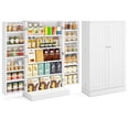 thumbnail image 1 of Gymax 41'' Tall Pantry Cabinet Kitchen Storage Cabinet w/ Doors & Adjustable Shelves, 1 of 10