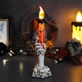 thumbnail image 2 of Skeleton Halloween Decoration Halloween Candle Lamp Candlestick Table Lamp Halloween Decoration Props Skeleton Hand Lamp Halloween Night Ghost Hand Lamp Jewelryghost Halloween Decorations, 2 of 6