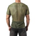 thumbnail image 5 of QIPOPIQ Men's T-Shirt Mesh Fishnet Sleeveless Undershirt Hollow Out Top Clearance, 5 of 5