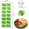 thumbnail image 2 of Flexible Silicone Ice Cube Trays, 2 Pack, Easy-Release, Spill-Resistant Removable Lid, Food-Grade Material, Durable, Bpa Free, Stackable For Efficient Freezer Organization, 2 of 7