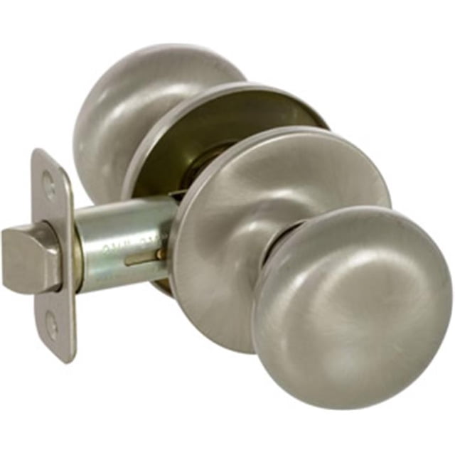 Saxon Series Grade 3 Passage Knob Set, Satin Nickel