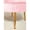 Pink, variant on Heavenly Collection Glam Velvet Accent Chair, Blue Upholstered Chair with Gold Metal Legs, Modern Luxury Seating for Living Room or Bedroom