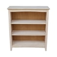 thumbnail image 2 of International Concepts Home Accents Unfinished 36" Shaker Wood Natural Bookcase, 2 of 8