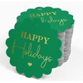 thumbnail image 4 of Inkdotpot Pack Of 100 Happy Holiday Favor Paper Tags Craft Real Gold Foil Hang Tags, 4 of 6