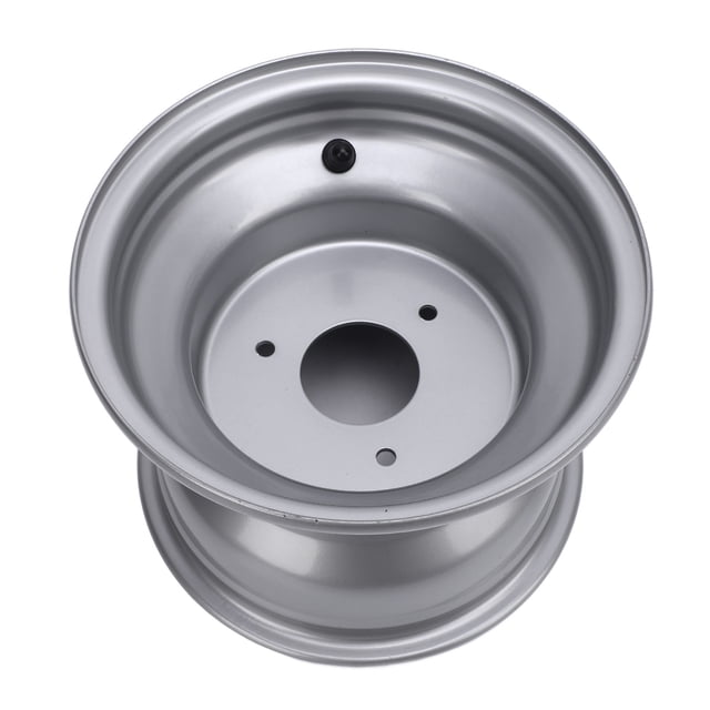 8" Wheel Rim, 18X9.50-8 Aluminum Alloy 8 Inch Wheel Rim Hub High Strength ATV Wheel Hub for Go Karts Carts Silver