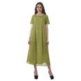 thumbnail image 1 of Moomaya Robes d'Été Imprimées Décontractées pour Femmes, Robes de Cocktail, Vêtements de Mariage, 1 of 5