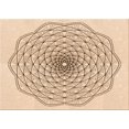 thumbnail image 1 of Ahgly Company Machine Washable Indoor Rectangle Transitional Bronze Brown Area Rugs, 3' x 5', 1 of 7