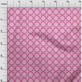 thumbnail image 2 of oneOone Polyester Lycra Fabric Quatrefoil Block Printed Fabric 1 Yard 56 Inch Wide, 2 of 4