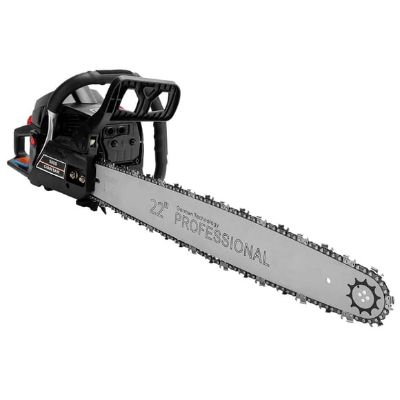 Gasoline Chainsaw with 22 in. Bar 62CC Engine 2-Cycle Gas Powered Chainsaw for Farm/Garden/Ranch/Firewood