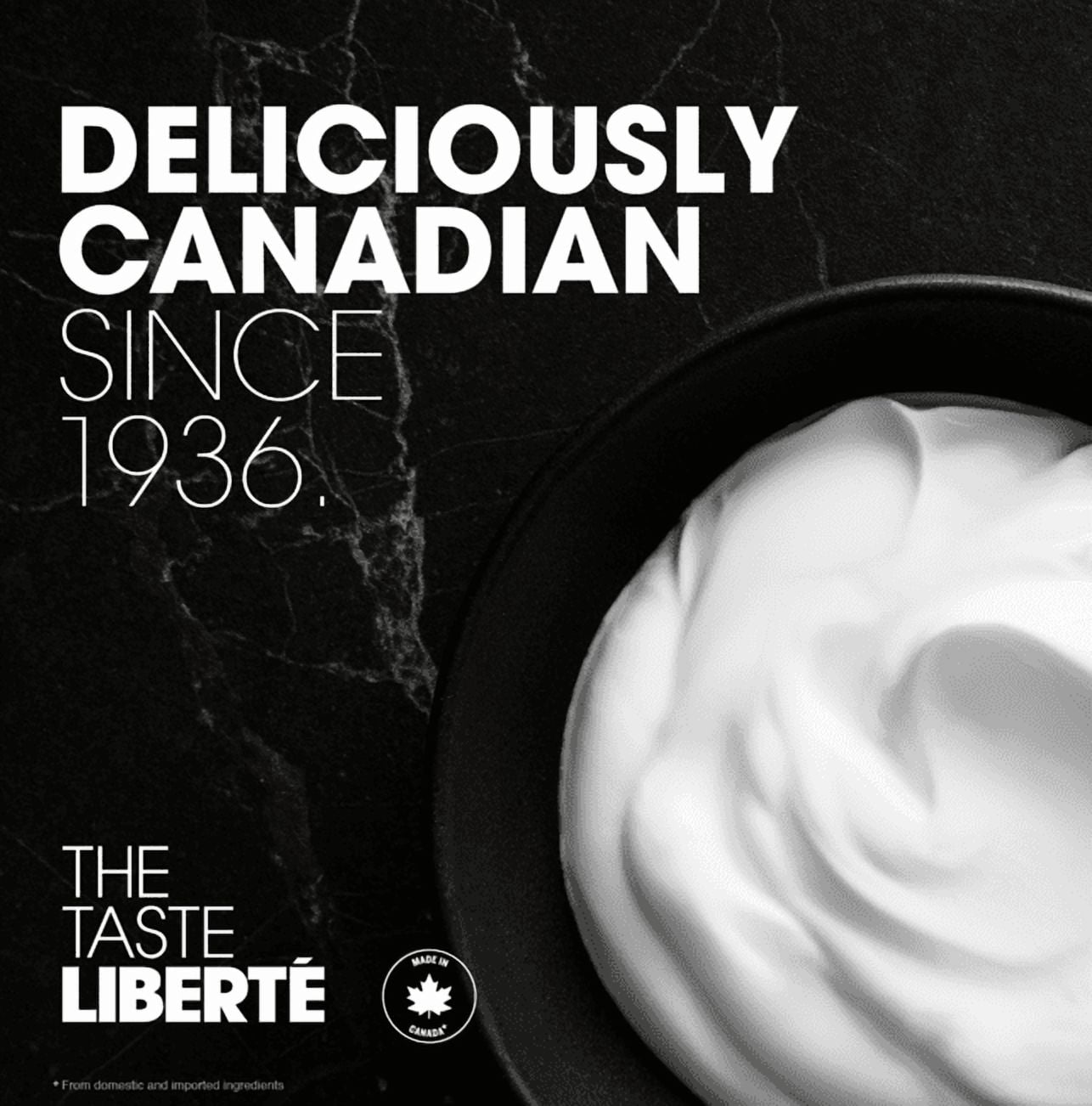 Liberté Grec Yogourt Extra crémeux 5 %, Gousse de vanille, Teneur élevée en protéines, 650g