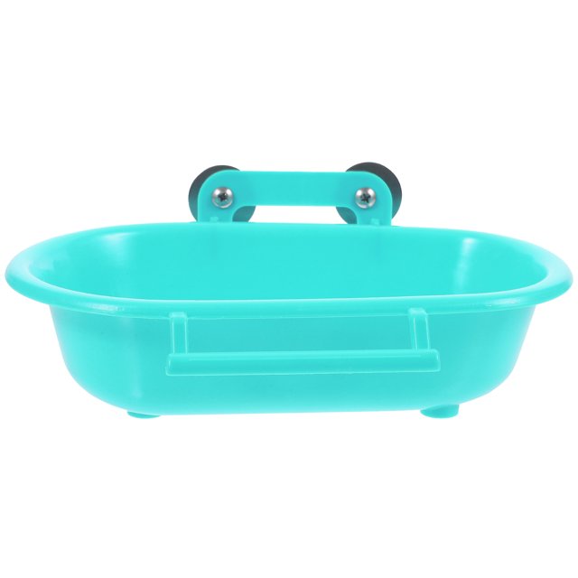 Plastic Parrot Bath Box Bird Cage Accessory Bathing Tub Bath for Parakeet Pet Birds
