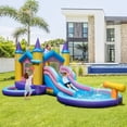 thumbnail image 2 of Costway 6 in 1 Kids Inflatable Water Slide Blower with Slide Splash Pool with 735W Blower, 2 of 10