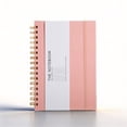 thumbnail image 1 of SLYNSHome Lined Spiral Journal Notebook Pink A5 Hardcover Spiral Journals for Women Men 200 Pages Spiral Bound Notebook,College Ruled Notebooks for Work, 1 of 6