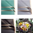 thumbnail image 3 of 20 Counts Gold Edge Flower Wrapping Paper,DIY Gift Packaging, Waterproof Floral Wrapping Paper 58 * 58cm, 3 of 5