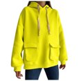 thumbnail image 1 of Hauts Col en V pour Femmes Femmes Polyvalent Couleur Unie Manches Longues Col Rond Poche Hauts Tempérament Hauts Col Hauts pour Femmes Manches Courtes Hauts pour Femmes Hauts Femmes Manches Longues, 1 of 6