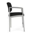 thumbnail image 4 of Lenox Fauteuil de Hanche pour Réception Salle d'Attente Soins de Santé / Acier Argenté / Noir, 4 of 5