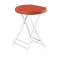 thumbnail image 1 of Folding Stool High Stool Camp Stool Furniture Round Stool Camping Chair Foldable red, 1 of 9
