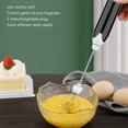 thumbnail image 4 of Electric Blender Mixer Milk Frother Egg Beater Coffee Milk Drink Juice Food Whisk Stirrer USB Rechargeable Hand Blender, 4 of 7
