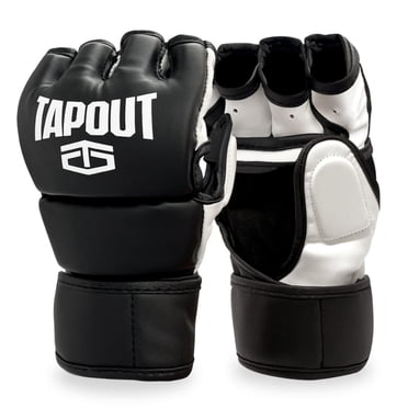 Gants MMA Tapout noirs 12 oz