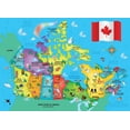 thumbnail image 2 of MasterPieces Puzzle Company Canadian Map 60 Piece Jigsaw Puzzle, 2 of 5