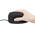thumbnail image 2 of CACAGOO Vertical Wired Mouse Ergonomic Optical 3 Key Gaming Office Mouse for PC /Laptop Black, 2 of 7