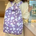 thumbnail image 2 of Aihimol Cute Cow Print Backpack Fashionable And Versatile Large Capacity Backpack Small And Fresh Student Backpack Casual Backpack, 2 of 6