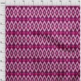 thumbnail image 3 of oneOone Cotton Silk Fabric Geometric Ikat Printed Fabric 1 Yard 42 Inch Wide, 3 of 4
