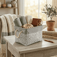 thumbnail image 4 of Hometrends Printed Fabric Basket Small, 4 of 4