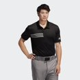 thumbnail image 4 of Adidas Polo pour Homme à 3 Rayures sur la Poitrine, 4TG, Noirblanc, 4 of 7