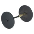 thumbnail image 3 of Unique Bargains Door Hole Cover Plate, 2 3/16' Deadbolt Cover Plate, Matte Black, 3 of 6