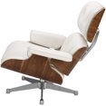 thumbnail image 3 of Nicer Furniture Modern Classic Leather Lounger with Ottoman, 3 of 4