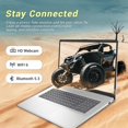 thumbnail image 4 of HP Ordinateur Portable Professionnel 17,3 Pouces IPS FHD, Processeur Intel Core i3-N305, 32 Go RAM, 2 To SSD, Intel UHD Graphics, Lecteur d'Empreintes Digitales, Caméra HD, Wi-Fi 6, Windows 11 Pro, Argent Naturel, Carte USB 32 Go Hotface, 4 of 9