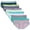 Sea Waves, variant on INNERSY Big Girls' Underwear Cotton Full Briefs Contrasting Color Panties for Teens 6 Pack(12-14years,Basics)