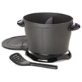 thumbnail image 1 of Presto DualDaddy Electric Deep Fryer with Divider, Ceramic Nonstick, Black, 1 of 7