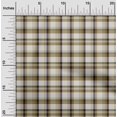 thumbnail image 2 of oneOone Rayon Light Brown Fabric Check Sewing Craft Projects Fabric Prints By Yard 56 Inch Wide, 2 of 4