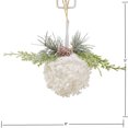 thumbnail image 3 of Holiday Time Ornement Boule De Neige Blanche Avec Pin, 3 of 3