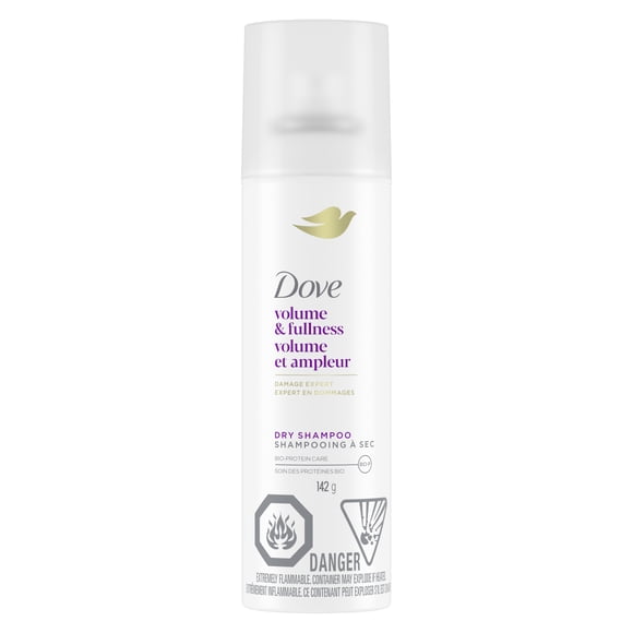 Dove Dry Shampoo Volume & Fullness for Flat Hair 100% Natural Cassava Starch, 142 g