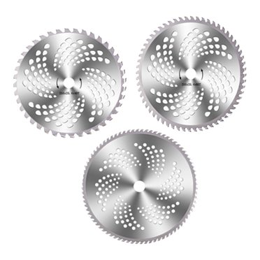 3 Pcs Law Mower Saw Blade 40 60 80 Teeth Alloy Steel Grass Trimmer Brush Cutter Blade Replacement