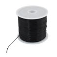 thumbnail image 1 of Unique Bargains Fil Élastique Extensible Noir en Cristal pour Perles 50M, 1 of 1