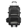 thumbnail image 1 of Double Compartment Pet Carrier Backpack with Trolley Wheels for Travel Walking, 1 of 8