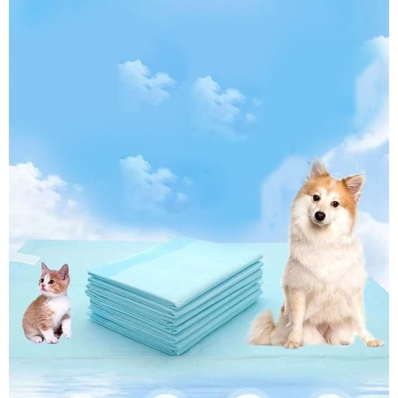 PEONAVET Floor Mats Thickened Absorbent Pad with Adhesive Backing Four Corner Positioning Pad