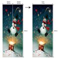 thumbnail image 4 of EGNMCR Wall Stickers, Cute Stickers Door Sticker Christmas Snowman 3D Sticker Door Sticker Removable Door Stickers, 4 of 5